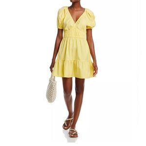 VINEYARD VINES POPLIN V NECK MINI DRESS Size Small